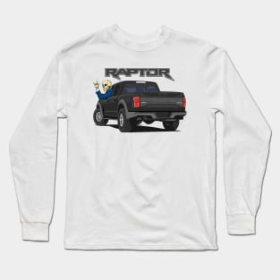 Truck ranger raptor f150 4x4 hand skull metal black Long Sleeve T-Shirt